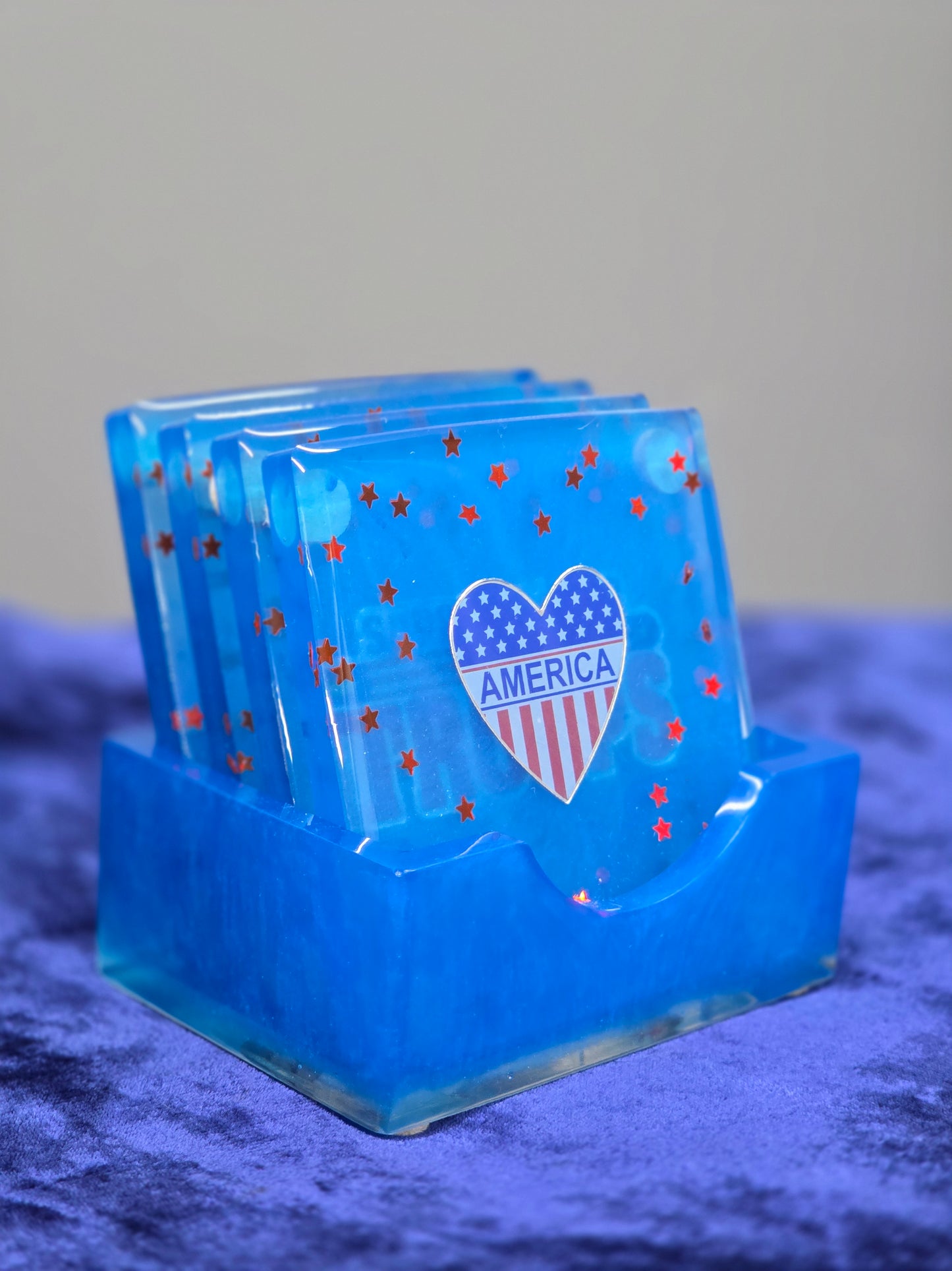 Coasters w/ holder