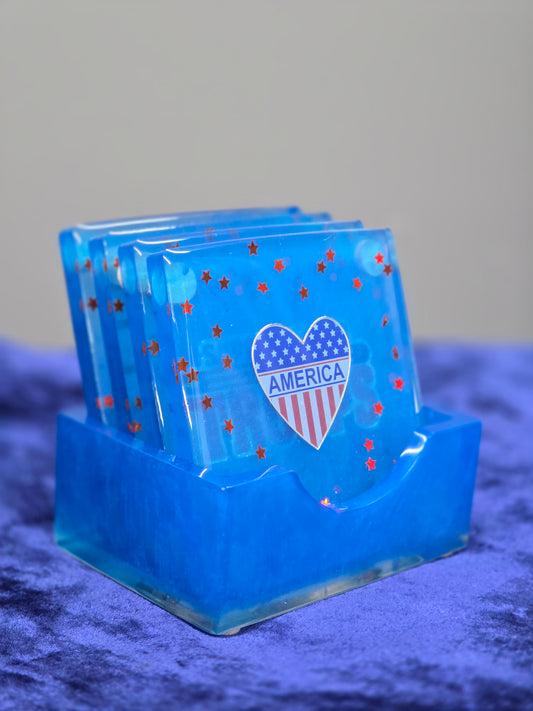 Coasters w/ holder