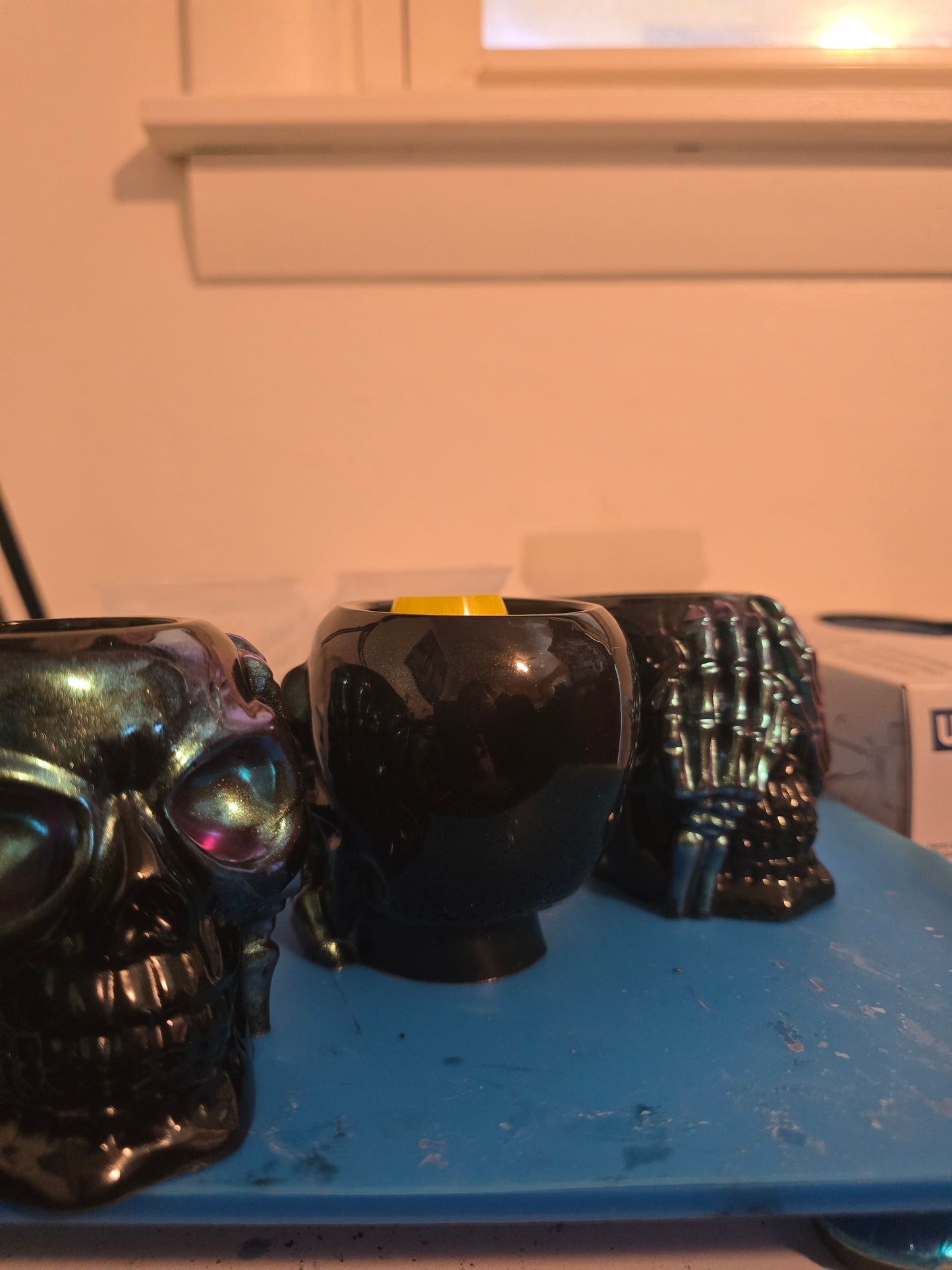 Skull Hear,See,Speak No Plant holders