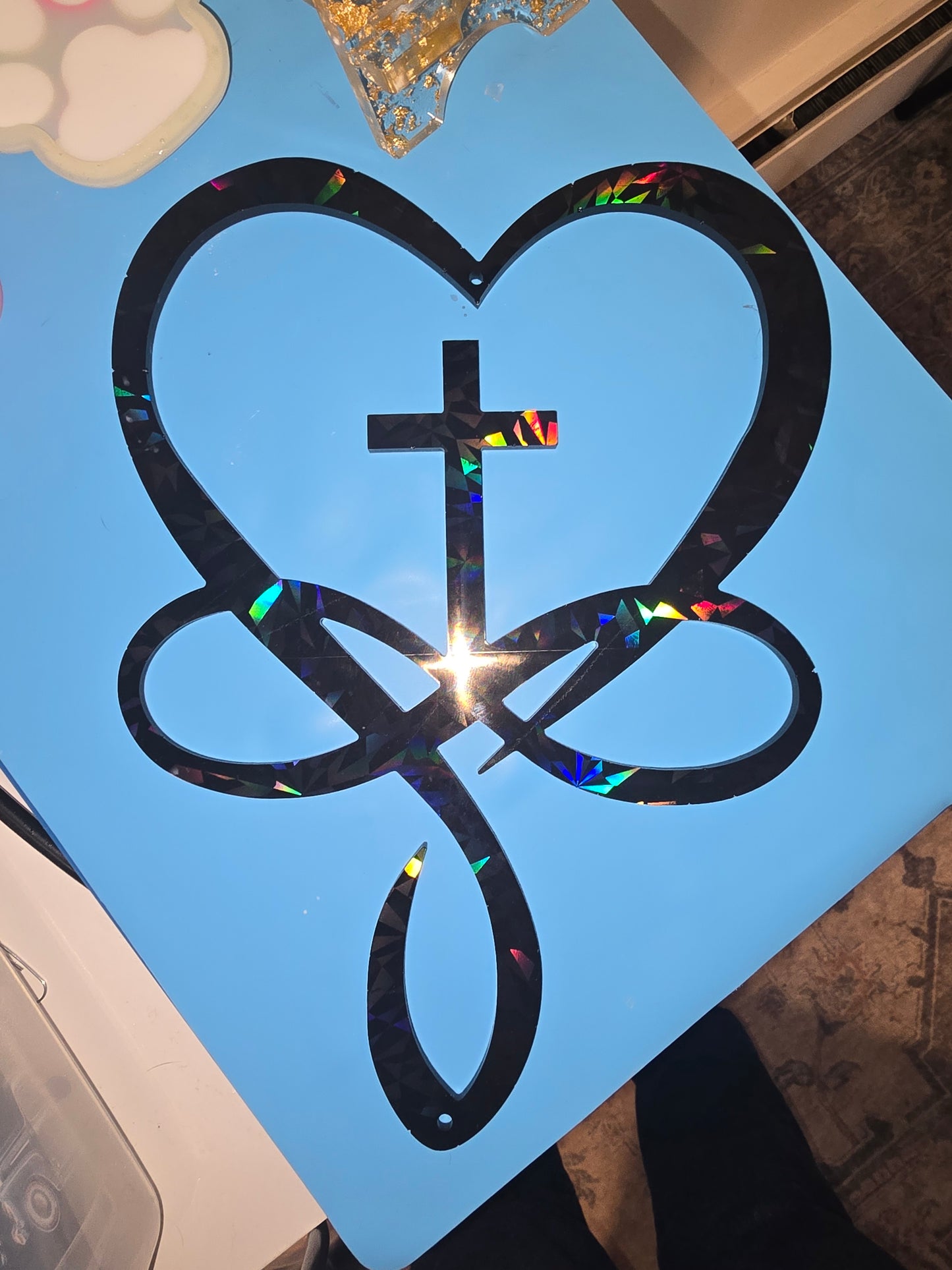 Infinity Cross Heart