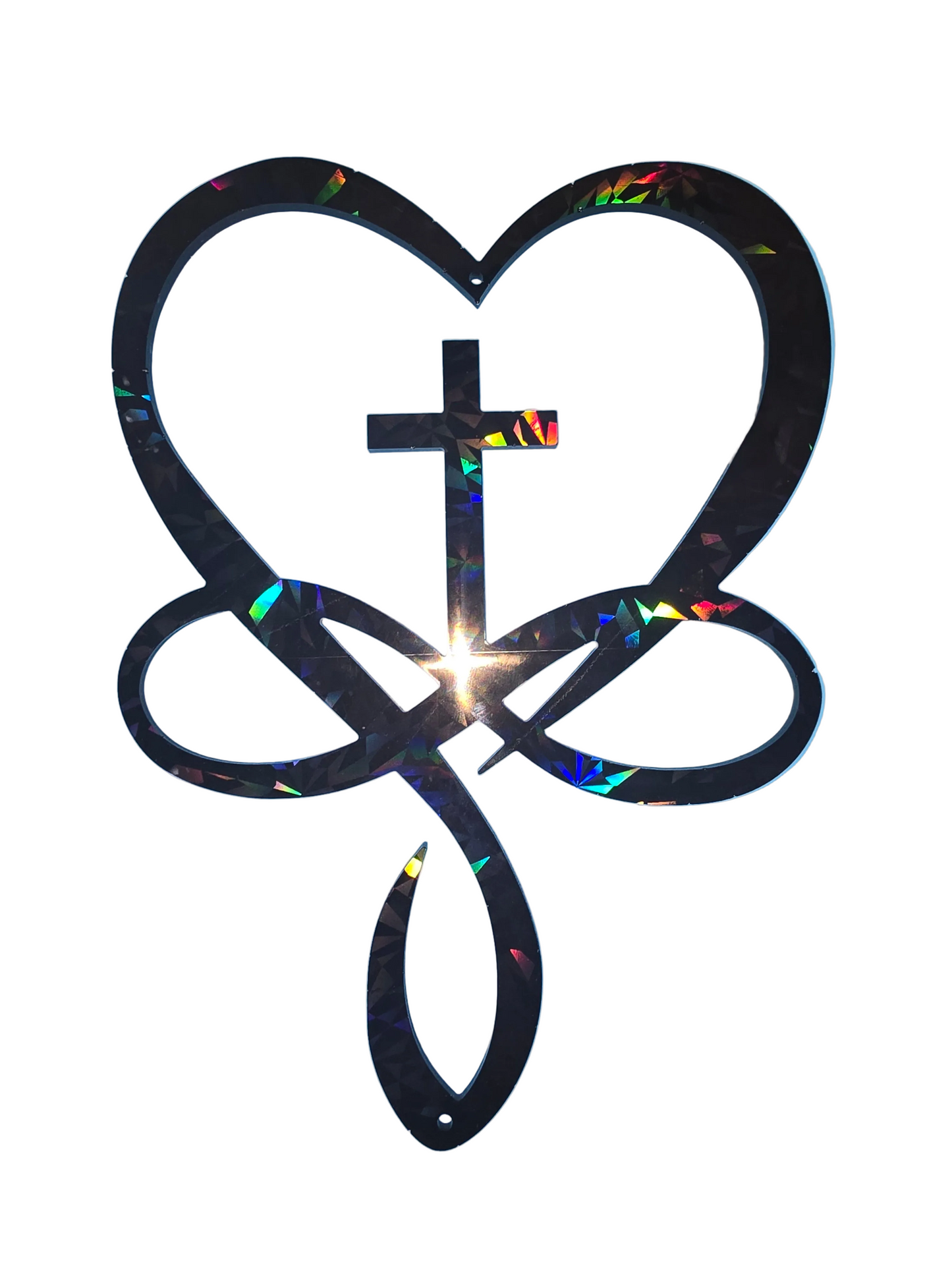Infinity Cross Heart